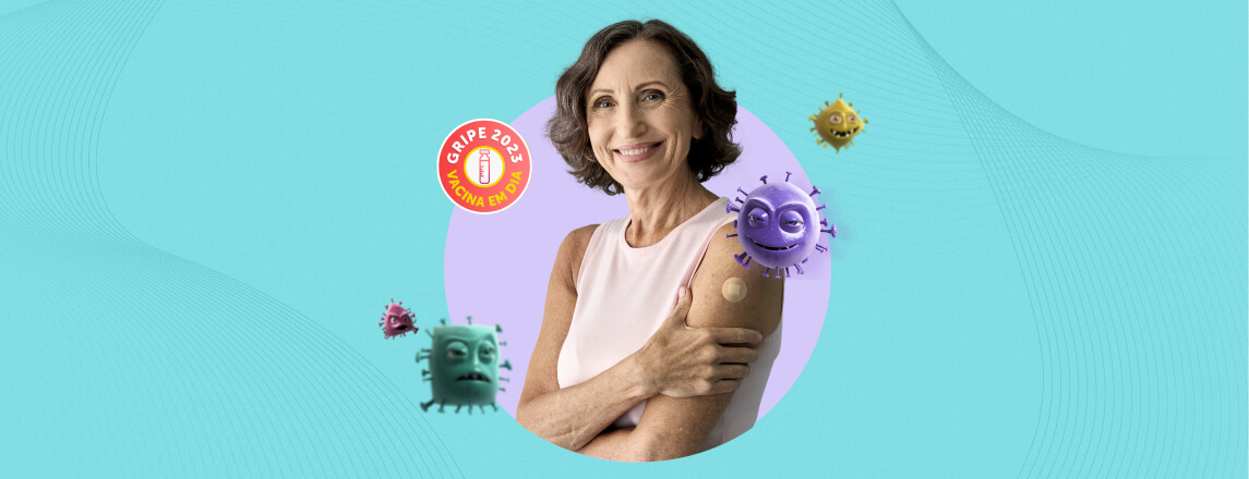 Vacina da gripe com alta proteção para pessoas idosas